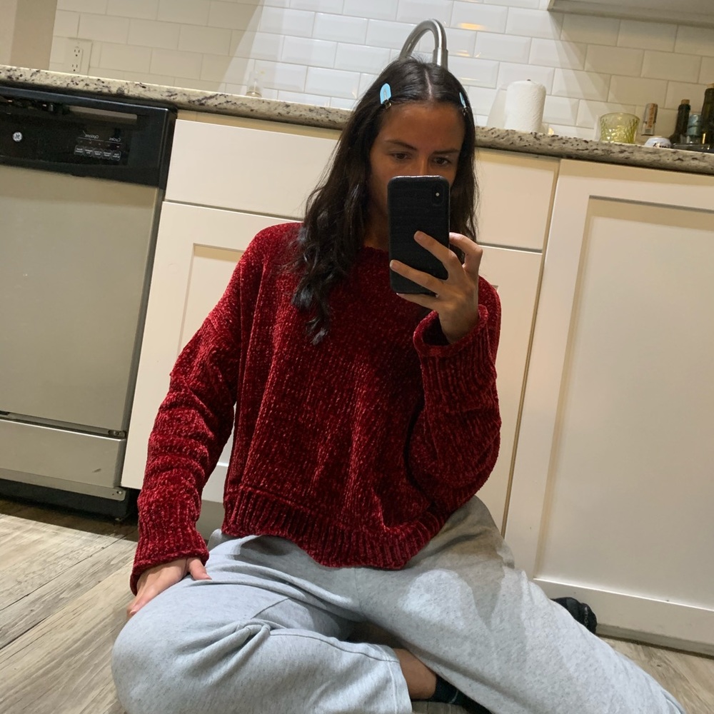 Zara Burgundy Sweater
